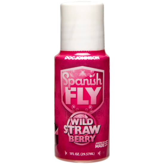 Doc Johnson Sex Drops - Stimulating Drops - Wild Strawberry - 1 fl oz / 30 ml