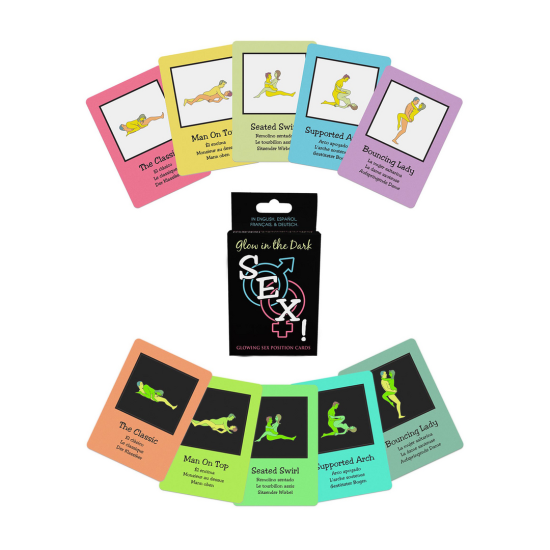 Kheper Games Glow in the Dark Sex! Cards English Version