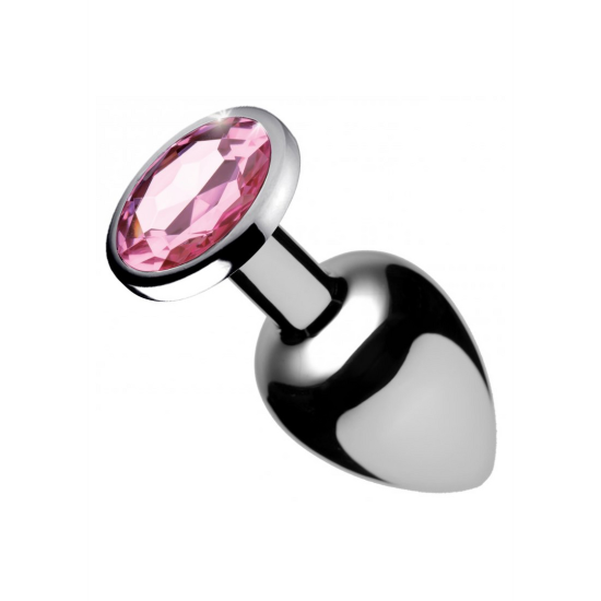 XR Brands - Pink Gem - Butt Plug - Large