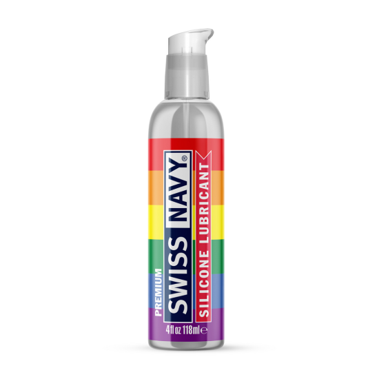 Swiss Navy Premium Silicone Lube Pride Edition silikonový lubrikant 118 ml