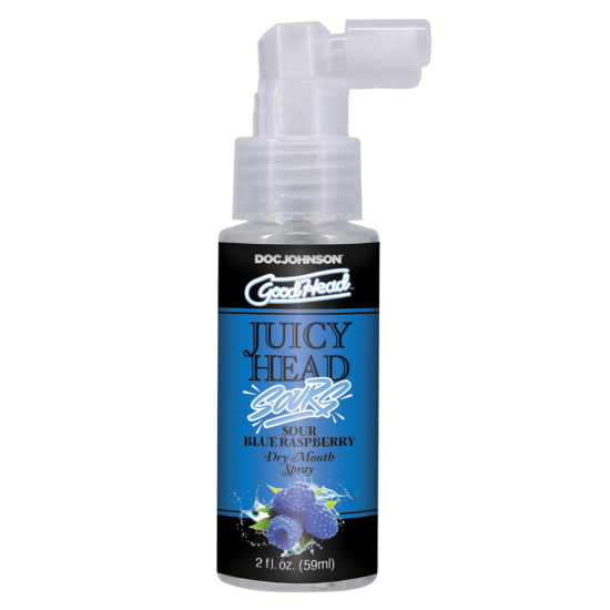 Doc Johnson Juicy Head Dry Mouth Spray Sour Blue Raspberry 60 ml