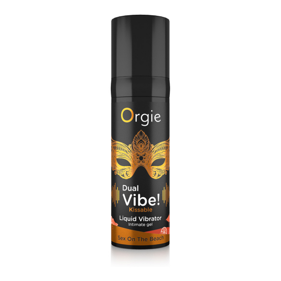 Orgie Dual Vibe! Kissable Liquid Vibrator Sex on the Beach 15 ml