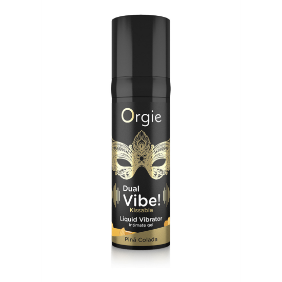 Orgie Dual Vibe! Kissable Liquid Vibrator Pina Colada 15 ml
