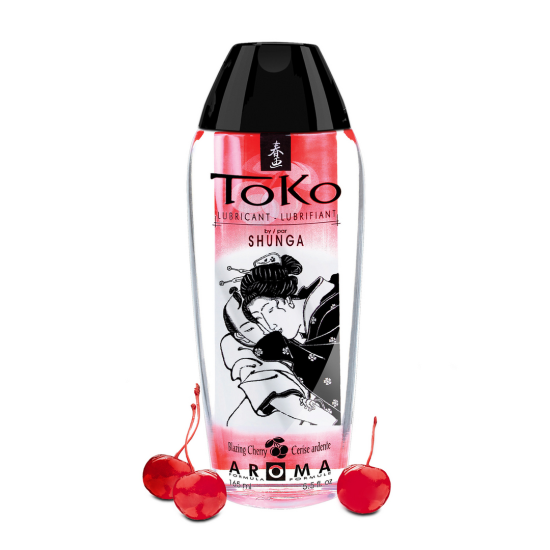 Shunga Toko Lubricant Cherry Anální lubrikant 165 ml