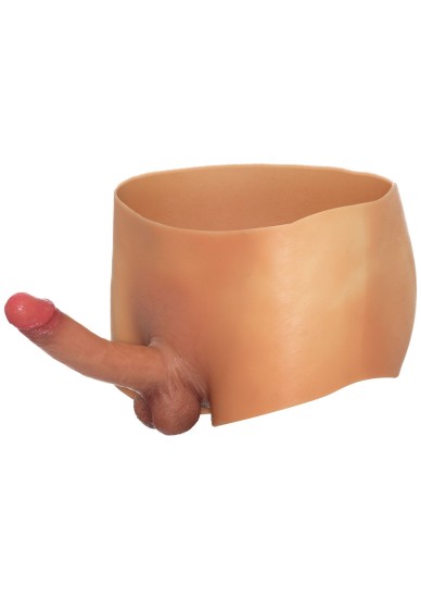 Hidden Desire Alter Ego Boxershort with Penis Dildo 18cm Skin Velikost S/M