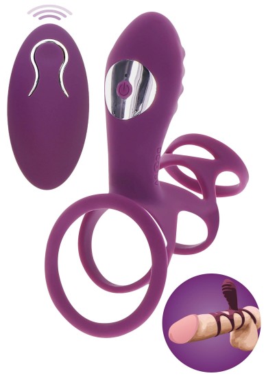 ToyJoy Happiness Halo Halo C-Ring Sleeve Purple