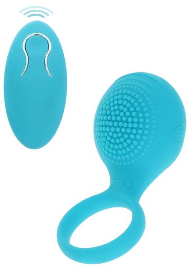 ToyJoy Happiness Tickle Brush C-Ring Blue