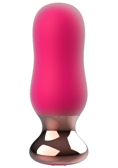 ToyJoy The Exquisite Buttplug Fuchsia vibrační anální kolík
