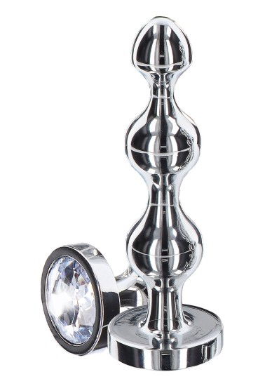 ToyJoy Diamond Star Beads Medium Silver