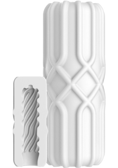 ToyJoy Hero Large Masturbator Hexo White
