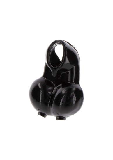 ToyJoy Manpower Penis Ring with Scrotum Holder - Black