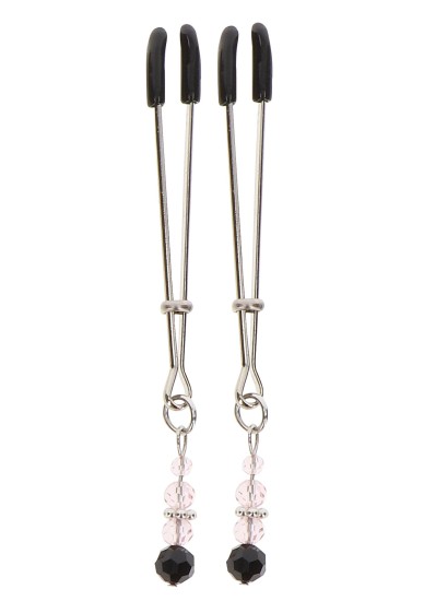 Taboom Tweezers with Pearls Silver
