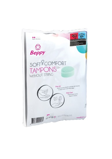 Beppy Soft Comfort Tampons DRY pěnové tampóny bez šňůrky 30 ks