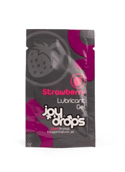 JoyDrops Strawberry Lubricant Gel - 5 ml sachet