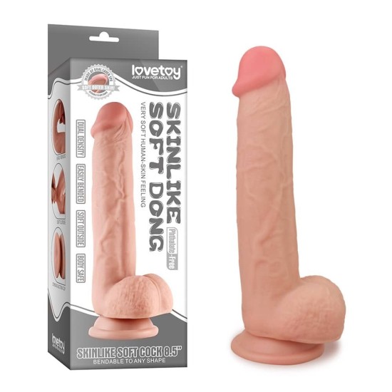 LoveToy Skinlike Soft Cock 8,5"