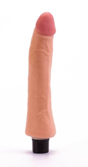 LoveToy REAL SOFTEE Vibrating Dildo 9"