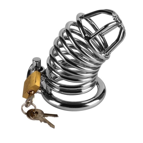 LoveToy Jailed Metal Chastity Cage BDSM