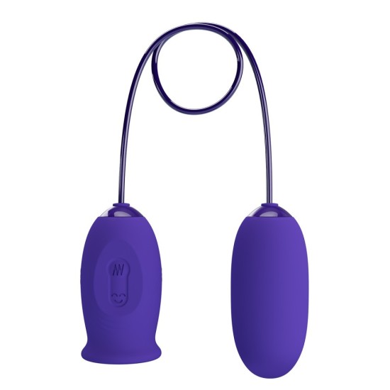 Pretty Love Daisy-Youth Vibrating Egg and Licking Stimulator Purple