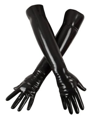 LateX Chlorinated Latex Gloves Black - XL