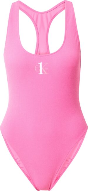 Calvin Klein Swimwear Plavky pink / růžová / bílá